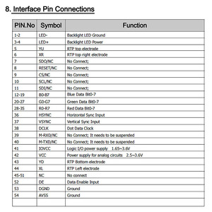 Manufacturer sale 3.5&quot; 640x480 IPS HD TFT <strong>LCD</strong> <strong>display</strong> module <strong>with</strong> RGB <strong>interface</strong> resistive touch panel ST7703 for instruments - Product Image 6