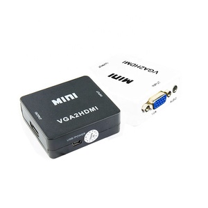 MINI VGA to HD MI Model Converter HD 2VGA Video Box Adapter Original HD 1080P with <strong>Audio</strong> <strong>Output</strong> - Product Image 2