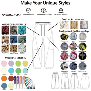 กางเกงยีนส์ขาสั้นสำหรับผู้ชายสีดำประดับเพชรสไตล์ Y2K วินเทจประดับคริสตัลน่ารักถักสีตามสั่งผู้ผลิต - Product Image 2