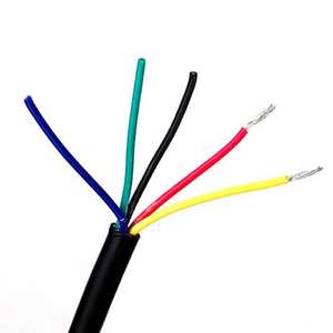 5 çekirdekli uzatma kablosu UL2464 22AWG 16AWG çok çekirdekli elektronik kablo korumasız - Product Image 5