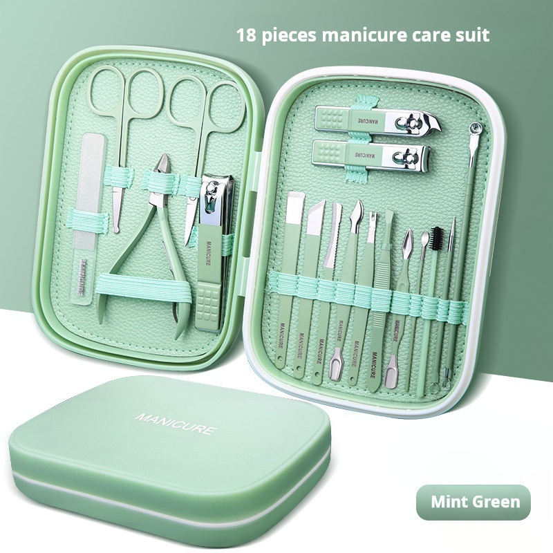 Light green boxed-18-piece set
