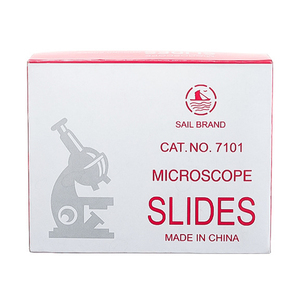 Cristalería de laboratorio Diapositivas de microscopio adhesivas esmeriladas preparadas Portaobjetos de vidrio de microscopio 7101 7102 - Product Image 3