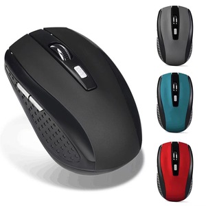 Smerigliato 2.4GHz 6 pulsanti Mouse Wireless ricevitore USB Pro Gamer per PC Laptop Computer Desktop Mouse ottico Wireless - Product Image 2