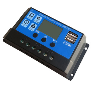 Regolatore di carica solare 20A 30A 40A 60A 12v 24v 36v Pwm con doppia uscita USB regolatore di carica solare - Product Image 6