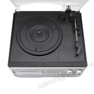 多機能テクニクスターンテーブルFmラジオ内蔵スピーカービニールレコードDjUsbレコードターンテーブルプロフェッショナルプレーヤー - Product Image 6