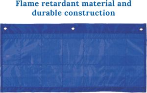 Tùy chỉnh có thể gập lại lớp học hàng tuần thời tiết lịch túi biểu đồ cần thiết back-to-Trường công cụ giảng dạy với túi thuận tiện - Product Image 3