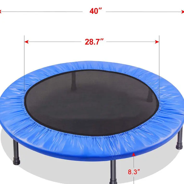 Hac Cama Elastica 50 pollici Inflavel Bungee Gummis pelliccia trampolino usato per la casa trampolino vendite