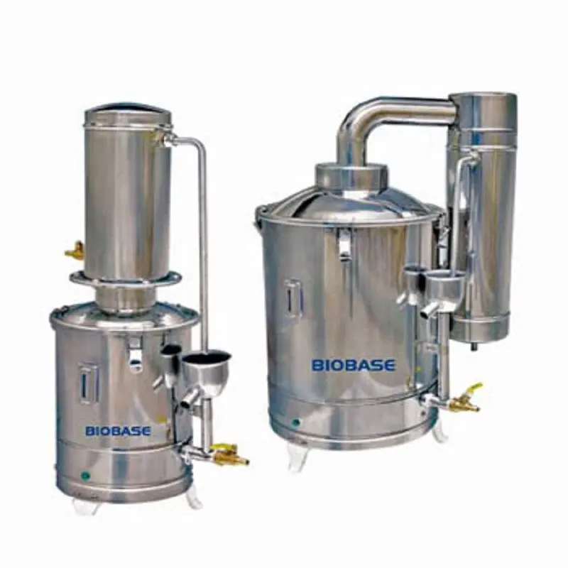 Biobase-máquina de destilación de agua destilada, aparato de destilación de agua destilada de acero inoxidable 5L/H, WD-5 para laboratorio