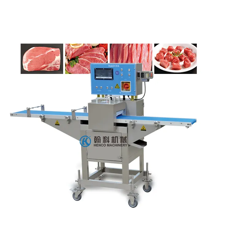 Ngành công nghiệp thịt bò cắt máy tươi thịt dải Máy cắt thịt công nghiệp mới thịt tươi Slicer