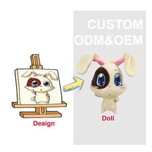 Aanpasbare 100% Polyester Zacht Dier Geborduurd Custom Plushies Pp Katoen Vulling Stress Reliëf Begeleiden Unisex Verjaardag - Product Image 3