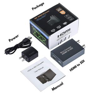 1080p Hdmi a Sdi y Sdi a Hdmi Mini 3G Video Micro convertidor adaptador con detección automática de formato de audio de alimentación para cámara - Product Image 3