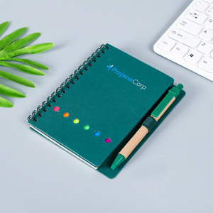2025 New KRC Custom Logo Kraft <strong>Notepad</strong> with Pen Memo Sticky Notes Eco Kraft Paper <strong>Notebook</strong> Mini Small Notepads Custom <strong>Print</strong> - Product Image 5