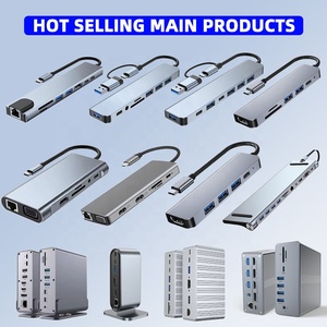 Aluminio 3,0 tipo C Hub Adaptador multifunción 8 en 1 USB C hub para MacBook Pro iPad Dell XPS - Product Image 3