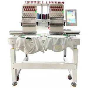 Pufa Chinese Factory High Quality 9/12/15 Needles 2 Heads Computerized Embroidery Machine <strong>for</strong> Clothes - Product Image 3