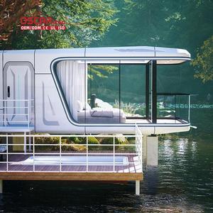 现代预制移动别墅太空舱居家露营临时住房智能紧凑型太空舱房 - Product Image 2