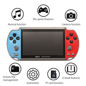 เครื่องเล่นเกมมือถือแบบคลาสสิกขนาดเล็ก5.1นิ้วหน้าจอ IPS สร้างขึ้นในหลายเลียนแบบเกมดาวน์โหลดออนไลน์ - Product Image 2