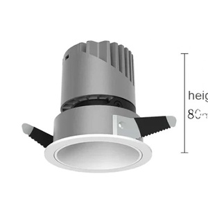 DC24V ayarlanabilir lens akıllı aşağı ışıkları yüksek renk indeksi cob led tavan ışık loş sıcak led aşağı ışık - Product Image 4