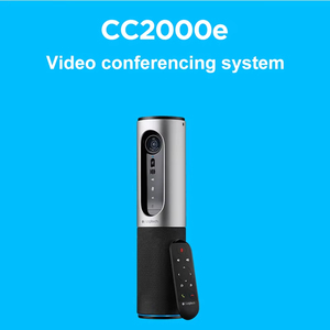 罗技CC2000E ConferenceCam为小团体连接视频会议网络摄像头，内置扬声器的高清1080摄像头