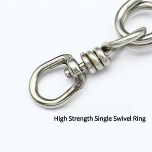 Edelstahl Commercial Liquidation Sale Bleifreie geschlossene Augen nadeln Single Wrap Rolling Swivel Angel gerät - Product Image 2