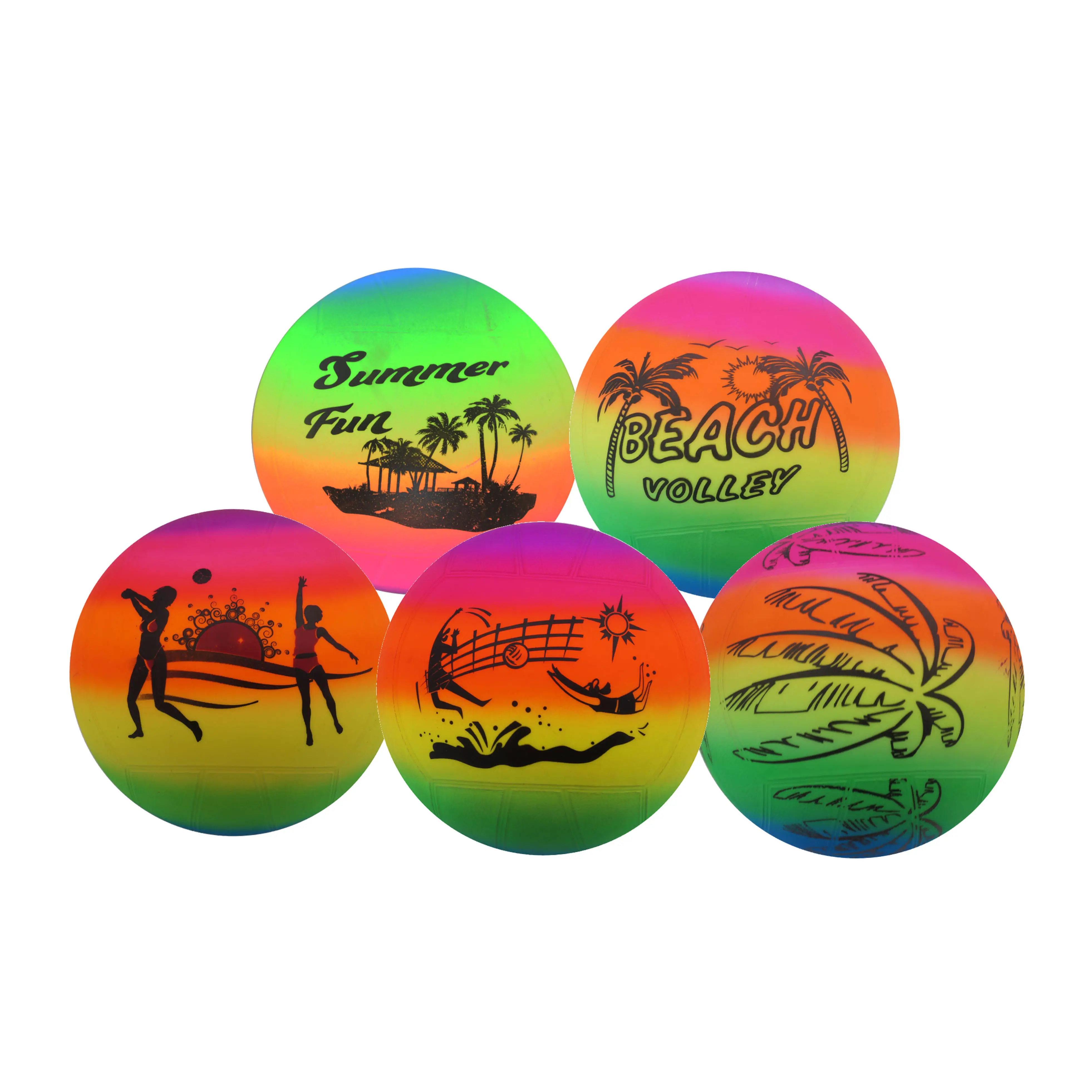 5 "5 Zoll 8" 8,5 Zoll hohe Qualität Günstige Preis Pvc aufblasbare Vinyl Mini Beach Volleyball Design Spielzeug ball