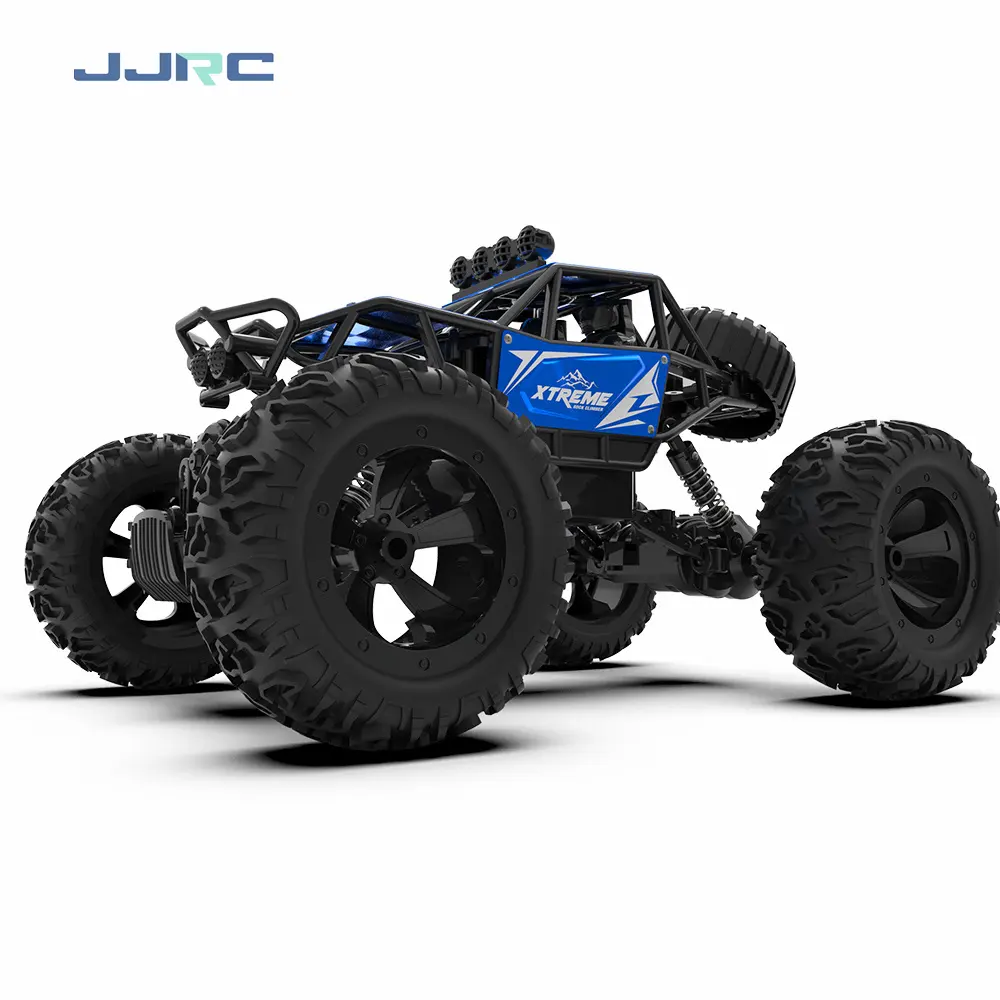 JJRC 1:18 RC coche 4wd escalada 2,4G todoterreno luz LED Niño/niña regalo monstruo vehículo control remoto coches recargables gran oferta