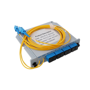 FTTH Equipment <strong>1</strong>*9 <strong>1</strong>:9 <strong>1</strong> to 9 Hybrid Cassette PLC <strong>Splitter</strong> SC/APC <strong>Input</strong> and 70%:30% <strong>Output</strong> with <strong>1</strong>.5m Pigtail
