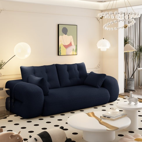 2 places + Teddy + Bleu foncé