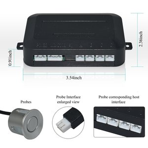 Car <strong>Reversing</strong> AidAuto Parktronic LED Parking <strong>Sensor</strong> With 4 <strong>Sensors</strong> Reverse Backup Car Parking Monitor Detector <strong>System</strong> Backlight - Product Image 4