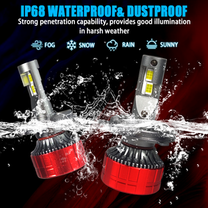 Carolyn 20000LM H11/H8/H9 <strong>LED</strong> Bulbs 65W Upgraded Core-12 <strong>LED</strong> High Lumens <strong>LED</strong> <strong>Kit</strong> 6000k Cool White IP68 Waterproof - Product Image 5