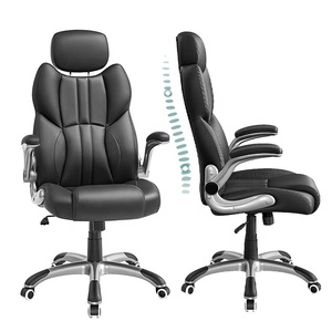 Anji Miễn phí giao hàng nhanh thái thoải mái ghế văn phòng có thể điều chỉnh chiều cao xoay Xoay công việc ghế máy tính với cánh tay gấp - Product Image 1