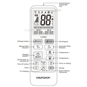 Produttori specializzati condizionatore d'aria telecomando telecomando app con display LCD - Product Image 6