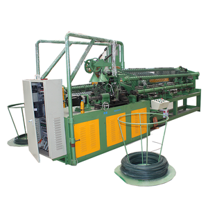 Fully <strong>Automatic</strong> Double <strong>Wire</strong> Mesh Chain Link Fence Weaving <strong>Net</strong> Making <strong>Machine</strong> Factory Best Price - Product Image 3