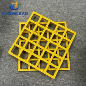 化学铅工厂销售定制GFRP光栅走道玻璃纤维格栅，用于工业应用 - Product Image 1