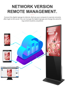 Schermi ad alta risoluzione standalone / cms software ad player android advertising digital signage standee - Product Image 5