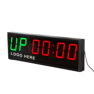Tellus Fitness LED Workout Clock Großer 4-Zoll-Timer für elektronische Turnhallen mit anpassbarem Logo Count Down/Up-Funktion - Product Image 5