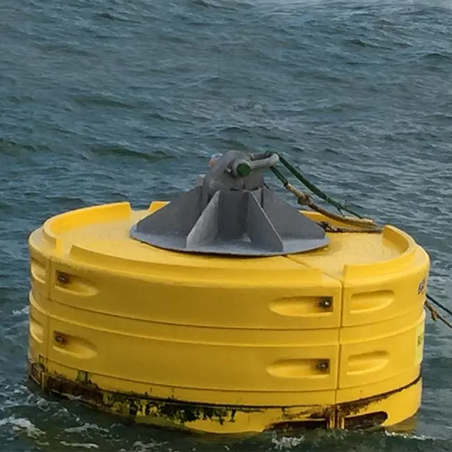 Botai-boya flotante de plástico para barco, boya de amarre de estructura de acero, boya de amarre