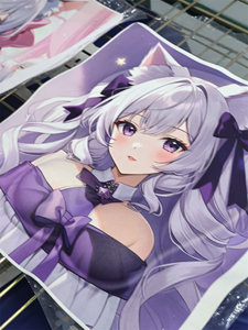 Personalizado <span class=keywords><strong>3D</strong></span> integrado menina elemento animado mouse pad para criar personalizado jogo espaço com descanso do pulso