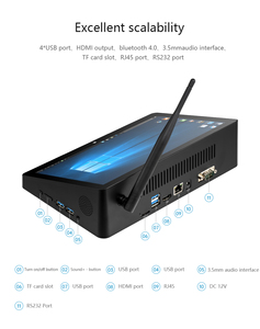 PIPO X10S Windows mini computadora de escritorio PC 10,1 pulgadas POE mini pantalla táctil todo en una PC - Product Image 6