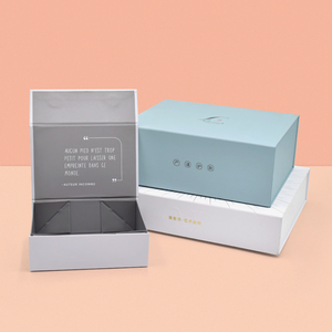 Thanh Lịch bóng màu hộp quà Tặng lá vàng chi tiết biểu tượng tùy chỉnh cá nhân vận chuyển hộp các tông hộp giấy đám cưới - Product Image 2