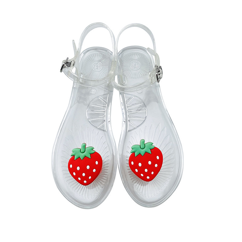 Transparent soft strawberry
