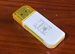 高速TF/SD/MS/M2读卡器带盖子适配器内存驱动程序的USB 2.0-免费多合一兰桑代读卡器厂家直销 - Product Image 6