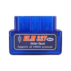迷你Elm327 OBD2 V2.1 Elm 327 OBDII汽车适配器OBD 2无线蓝牙读码器汽车扫描仪所有汽车诊断工具
