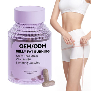 Factory Boost Metabolism Help Weight Management Green Tea Extract Vitamins <strong>B6</strong> Belly Fat Burning Slimming <strong>Capsules</strong> - Product Image 1