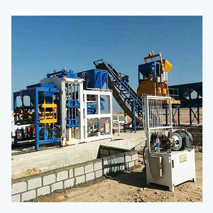 QT12-15 PLC Intelligent <strong>Control</strong> 440v <strong>Automated</strong> Process 220v Concrete Raw Motor Precast Brick <strong>Machine</strong> <strong>for</strong> Concrete Stone Tiles - Product Image 1