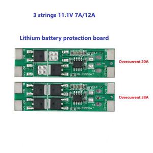 Yüksek kaliteli BMS 3S 11.1V 7A 12A lityum pil koruma PCB kartı için güneş sokak lambası LED lamba pili - Product Image 3