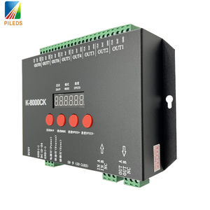 K-8000CK K8000CK цифровой DMX SPI контроллер сигнала с SD-картой ручное светодиодное программное обеспечение Edison программирование для управления освещением