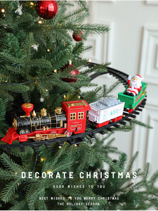 Giáng sinh thu nhỏ Train với treo theo dõi món quà điện Bộ đồ chơi - Product Image 5