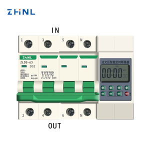 32A 63A Dreiphasige automatische Übertragung Intelligente einstellbare Countdown-Lichtsc halter Timer Zeit schalter Leistungs schalter - Product Image 3