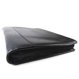Custom PU Leather Portfolio Conference <strong>A4</strong> <strong>Size</strong> Office Handmade Cardboard Portfolio <strong>with</strong> Different <strong>Size</strong> Holder and <strong>Notepad</strong> - Product Image 3