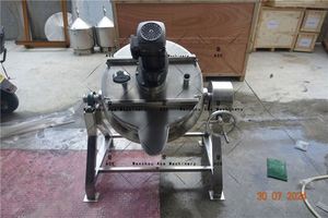 200L Long-Lasting Jam Maker Meat Cooking Pot Jacketed Kettle for <strong>Apples</strong> Industrial Automatic Tilt Blender Cooking Pot Factory - Product Image 2